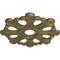 Ekena Millwork Angel Ceiling Medallion (Canopies up to 4 3/8"), 20 7/8"OD x 3 5/8"ID x 1"P, Mississippi Mud Crackle CM20ANMMC - alternate 5